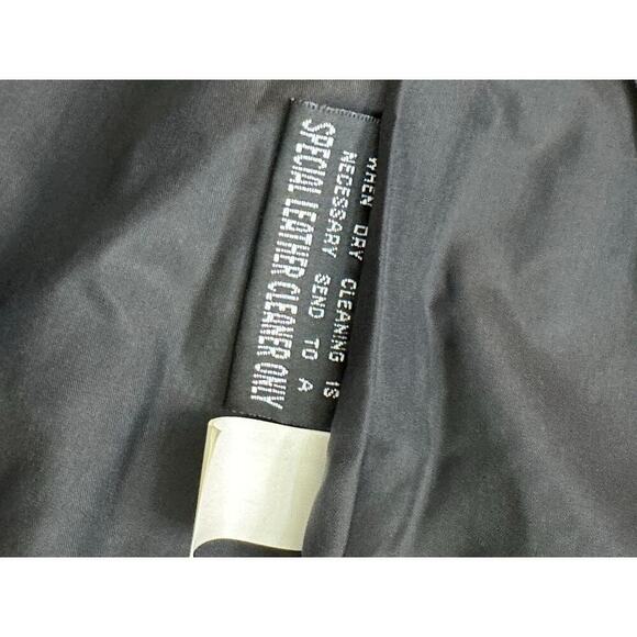 Vintage Wilsons The Leather Experts Black Suede Short Pencil Skirt Skirt Size 12 - Picture 7 of 7